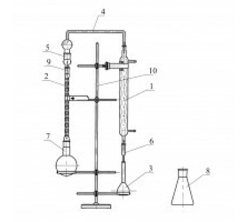 Установка для перегонки этилового спирта (эскиз 1-118)