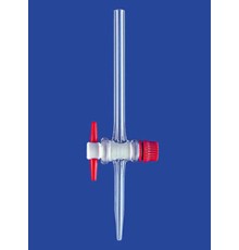 Кран для бюретки Lenz прямой NS12,5, PTFE